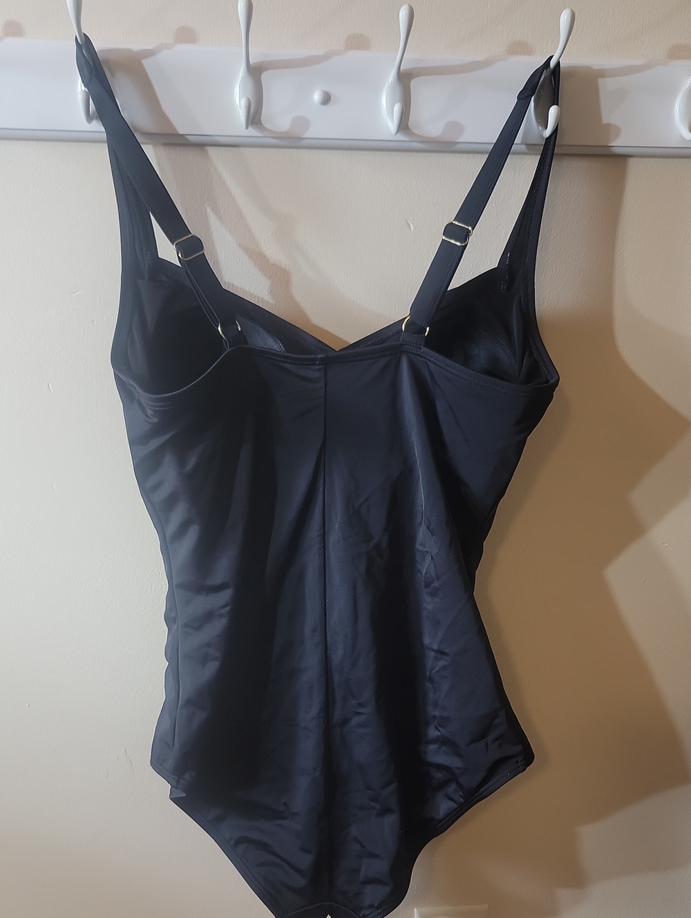 Swimsuits For All Women’s Black One-Piece Swimsuit - Picture 2 of 3